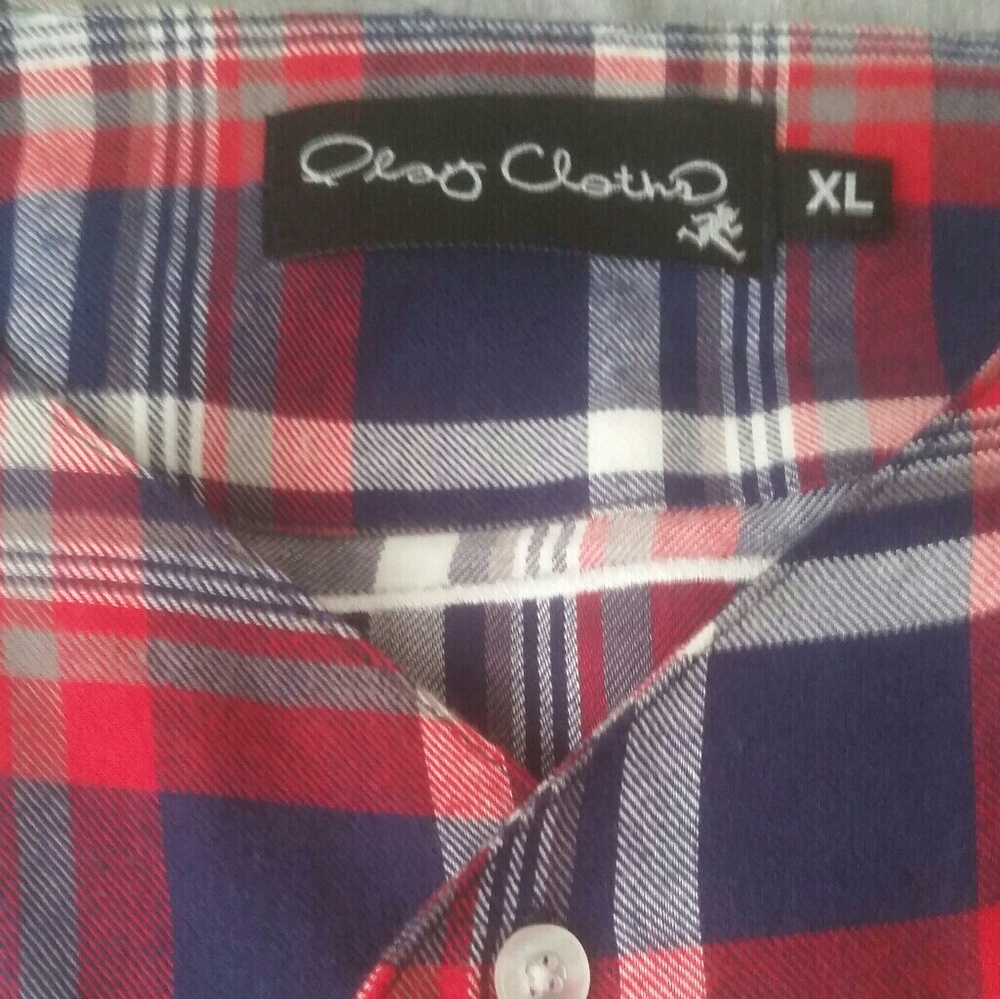 Play cloths  button up shirt....xl